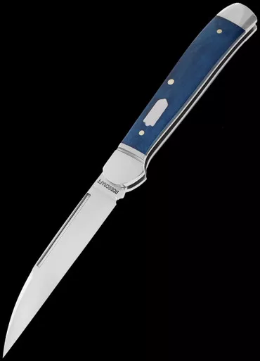Rosecraft Snake River Copperhead Vintage Blue Bone Folding Knife