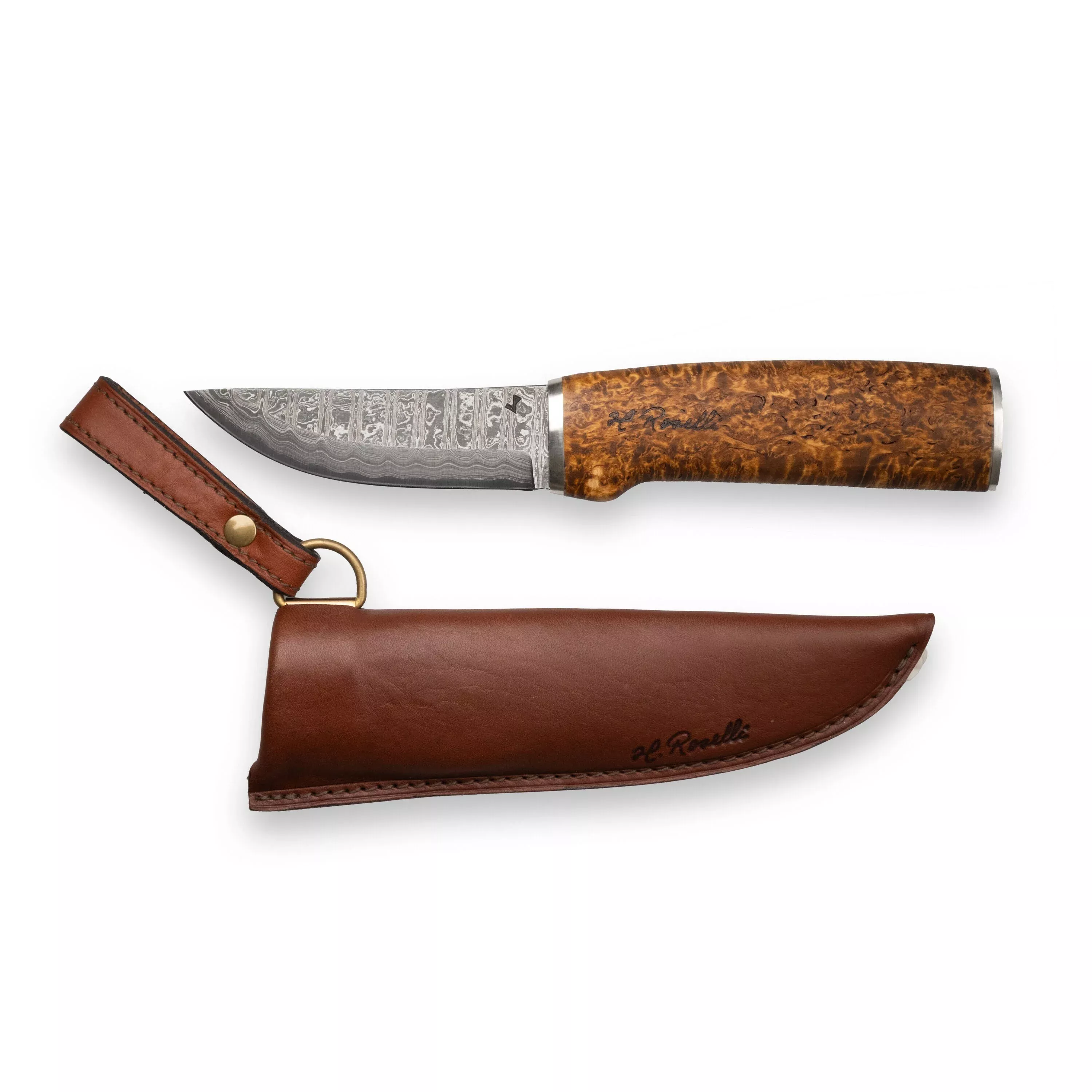 Roselli RD300P The Hunting Knife, Damascus