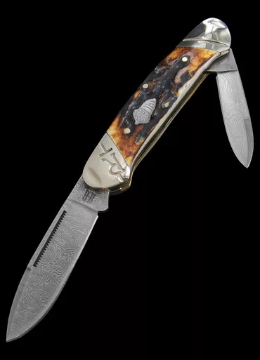 Rough Ryder Canoe Cinnamon Stag Damast