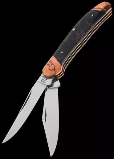 Rough Ryder Copperhead Copper Swirl Folding Knife