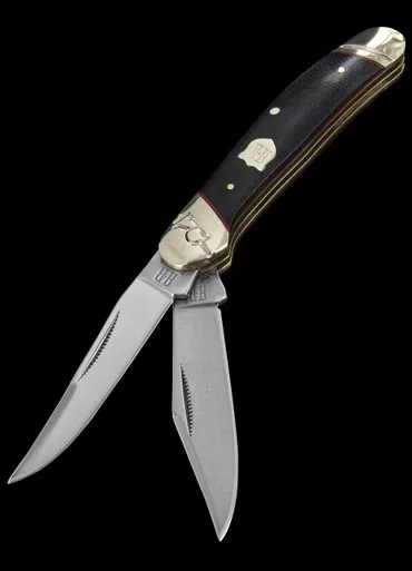 Rough Ryder Highland BLACK MICARTA COPPERHEAD Folding Knife
