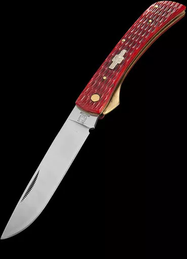 Rough Ryder Work Knife Red Jigged Bone
