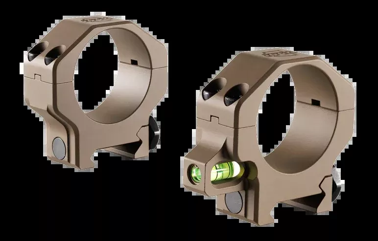 Ruffs Precision CLR-35100-FDE Precision 35mm Medium Scope Rings Flat Dark Earth Aluminum
