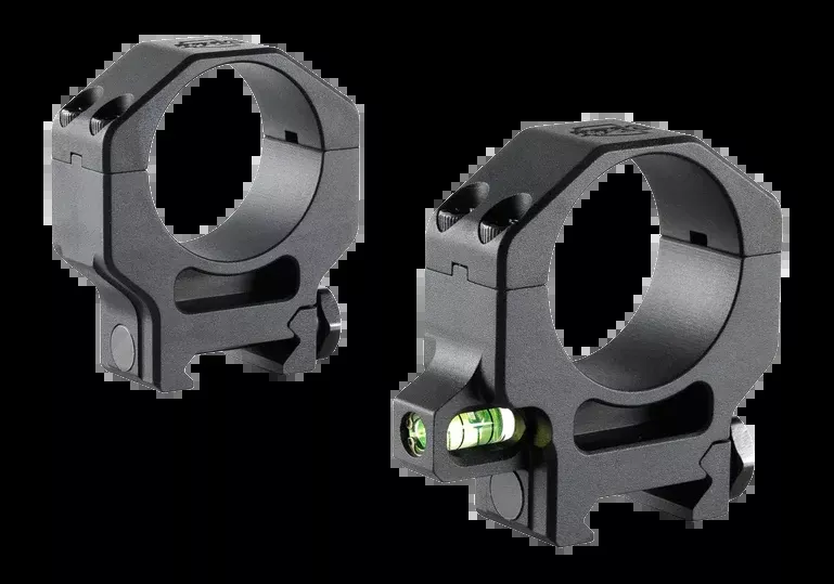 Ruffs Precision CLR-35125 Precision 35mm High 1.25" Aluminum Scope Rings with Built-In Level