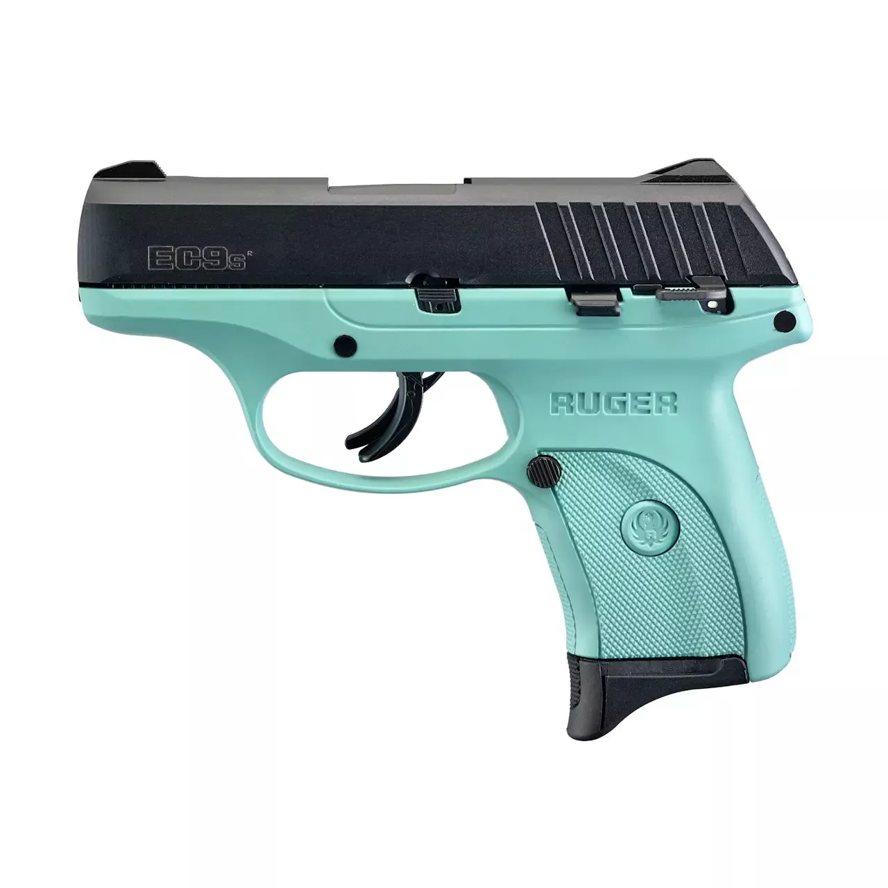 Ruger EC9 Pistol 9mm Black Turquoise 3.12"