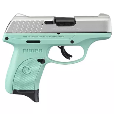 Ruger EC9S 9mm 3.12 7rd Aluminum Cerakote/Turquoise