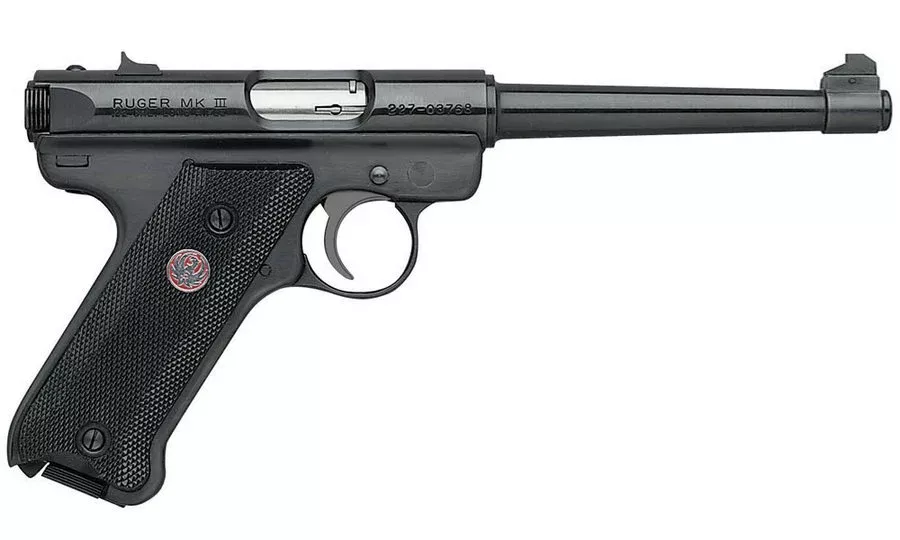 Ruger  Mark III 22LR Standard Rimfire Pistol with 6-inch Barrel