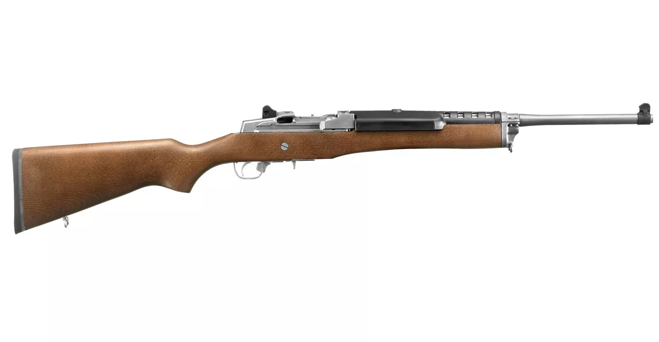 Ruger Mini-14 Ranch 5.56 NATO Rifle with Hardwood Stock and Stainless Barrel