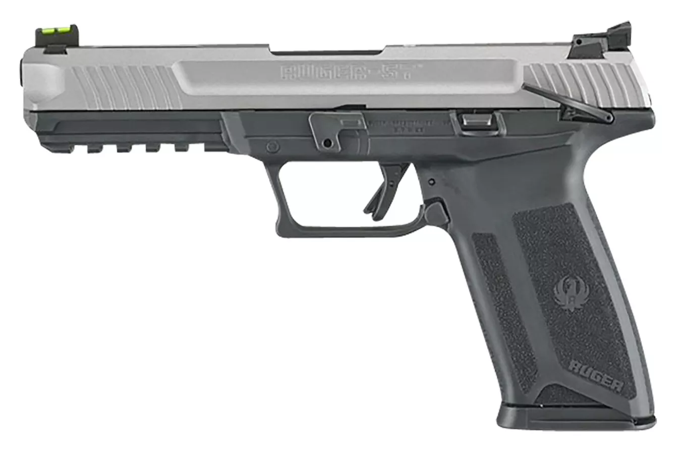 Ruger Ruger-57 5.7x28mm Pistol with Silver Cerakote Slide