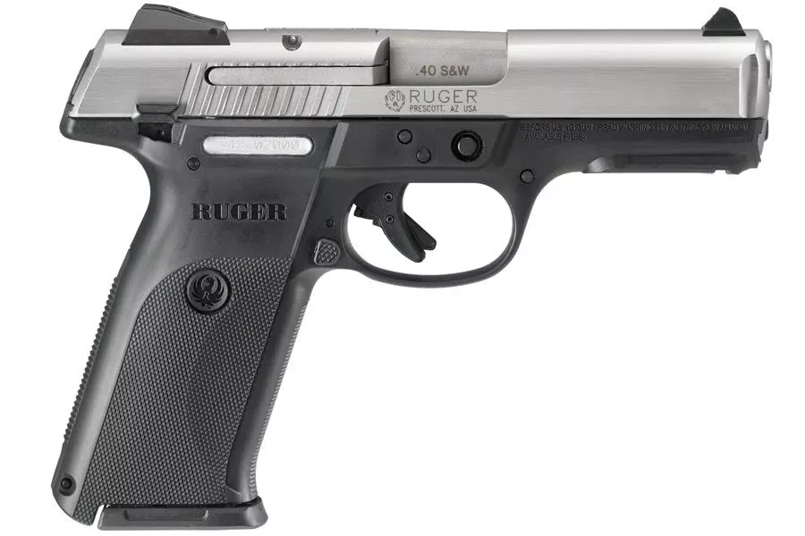 Ruger SR40 Full-Size 40 S&W Stainless Pistol