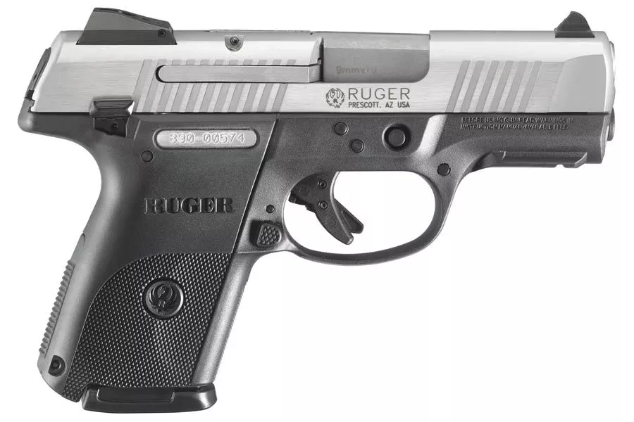 Ruger SR9c Compact 9mm Stainless Steel Centerfire Pistol