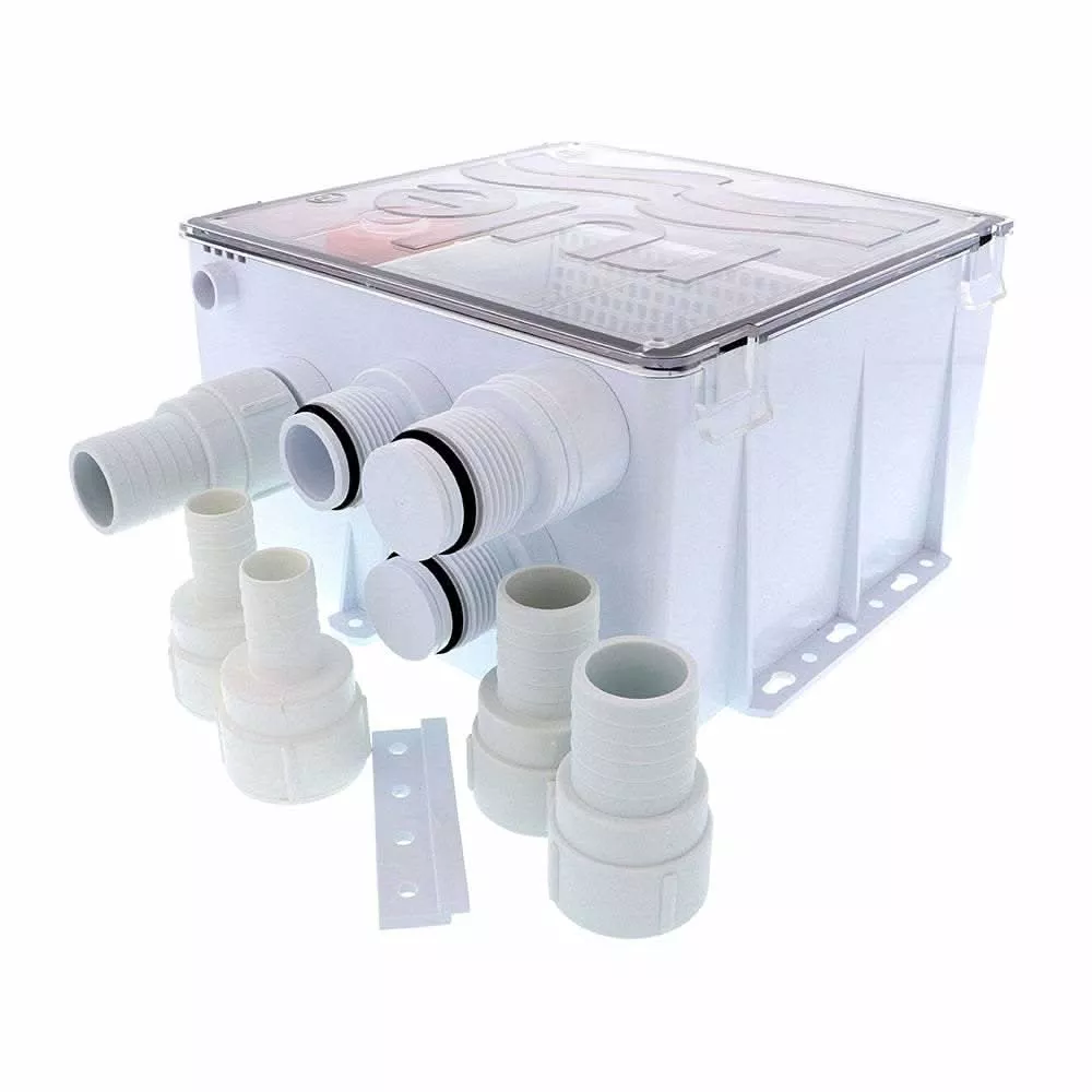 Rule Shower Drain Box with 1100 GPH Pump - 24V - 99B-24