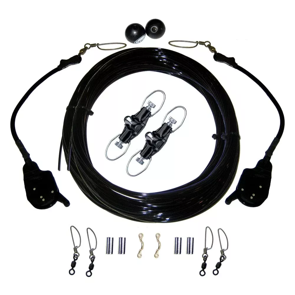 Rupp Single Rigging Kit W/Lok-Ups & Nok-Outs – 160′ Black Mono