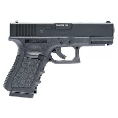 RWS Glock 19 Gen3 CO2 Double .177 BB 16 rd Black Frame Metal Slide Slide