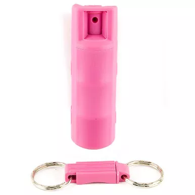 Sabre Compact Pepper Spray With Quick Release Key Ring, Pink, HC-14-PK