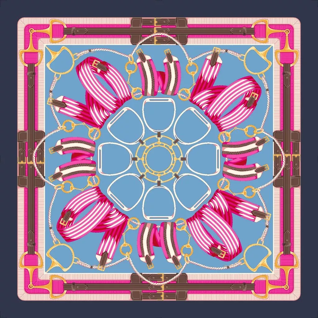 Saddle Up Silk Scarf