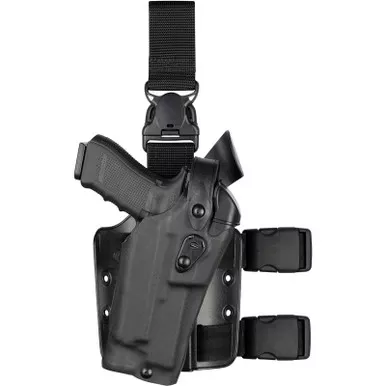 Safariland Model 6305RDS ALS/SLS Tactical Holster w/ Quick-Release Leg Strap for Smith & Wesson M&P9L M&P40L 1.0 2.0 w/ Streamlight TLR-1