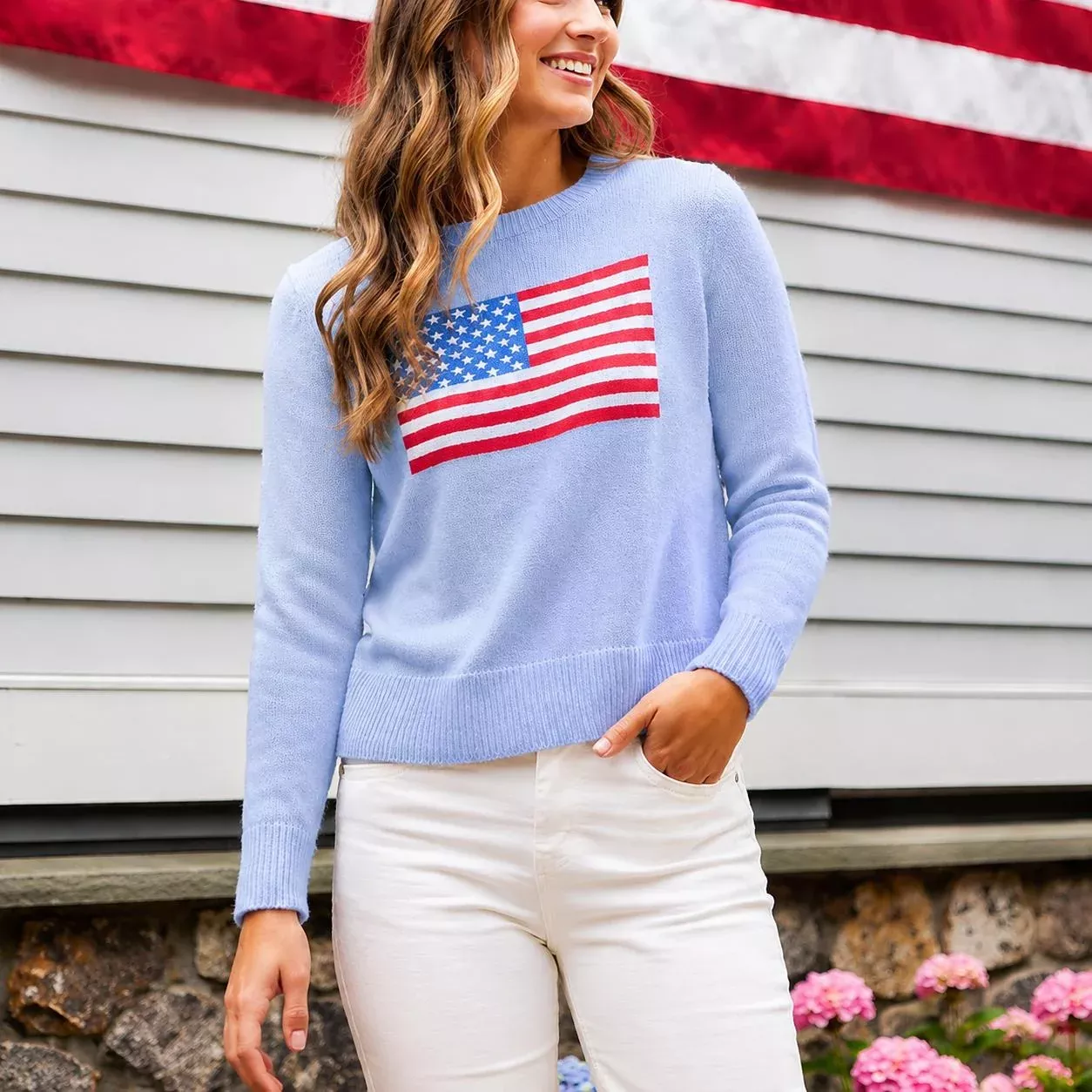 Sail to Sable Flag Sweater