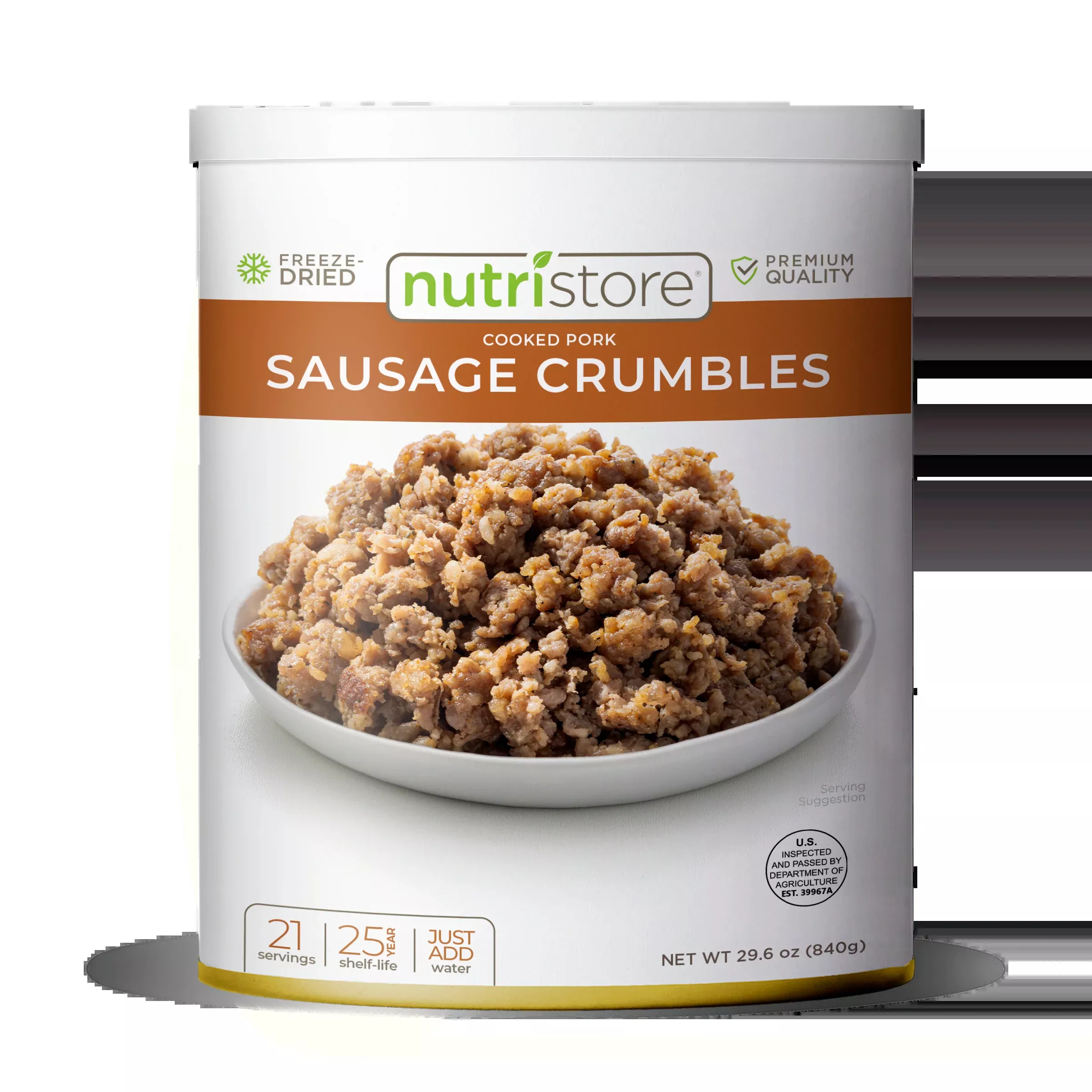 Sausage Crumbles Freeze Dried – #10 Can