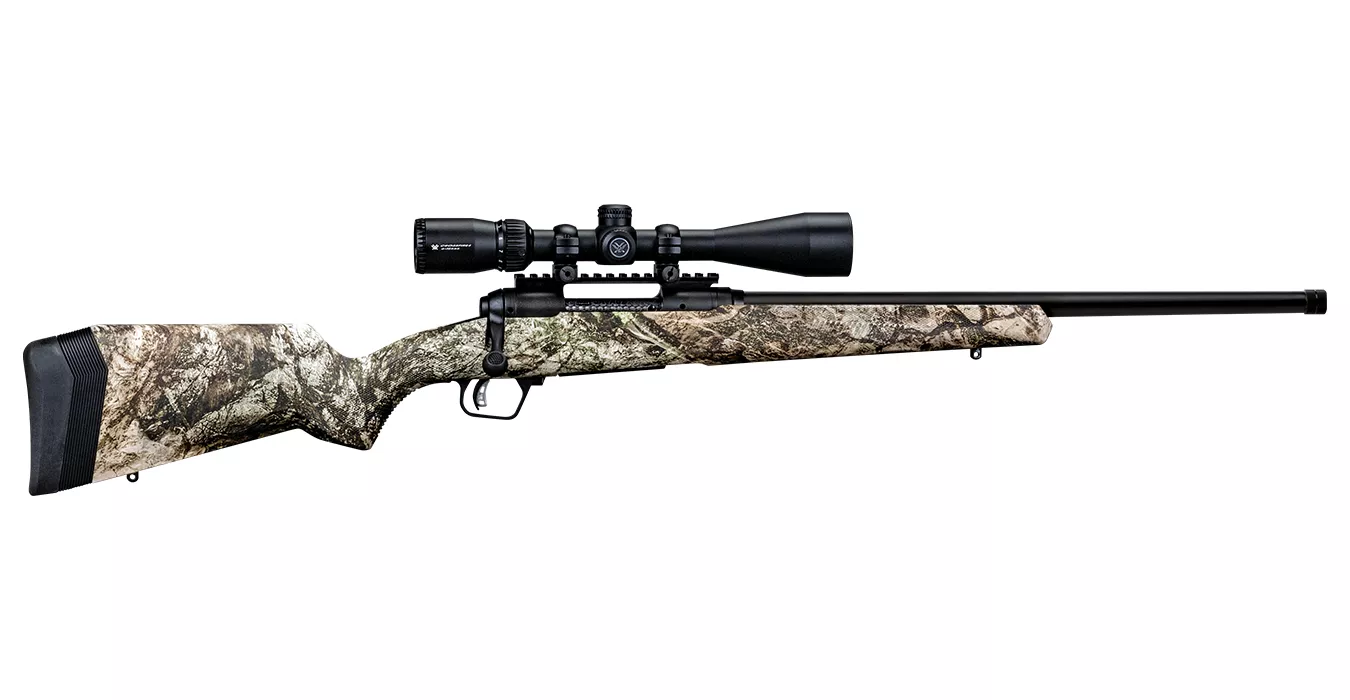 Savage 110 Apex Predator XP 22-250 Rem Bolt Action Rifle with Vortex Crossfire II 4-12x44mm Riflescope