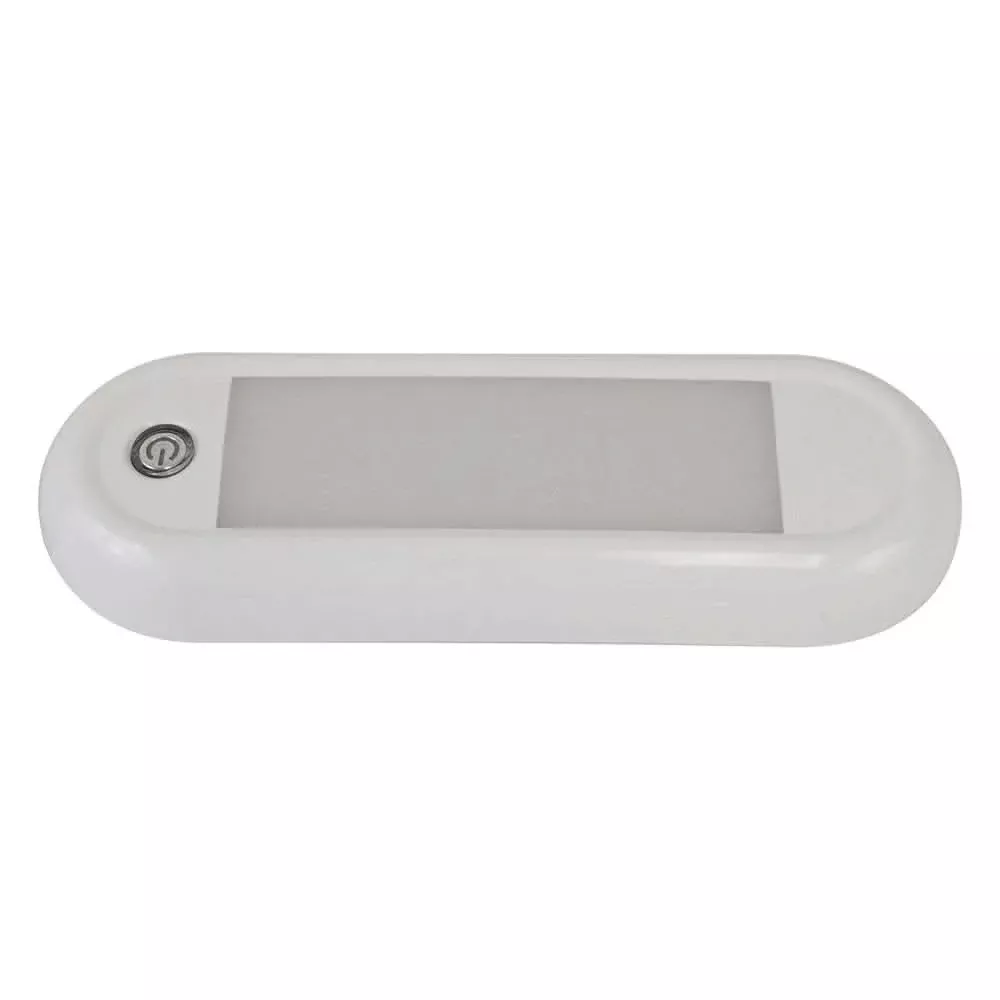Scandvik 7" Oval Dome Light w/Switch & Dimming - 12/24V - 41322P