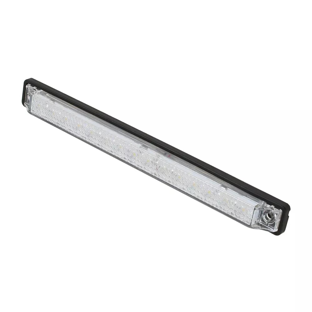 Scandvik 8" LED Light Strip - White w/Gasket - 12V - 41644P