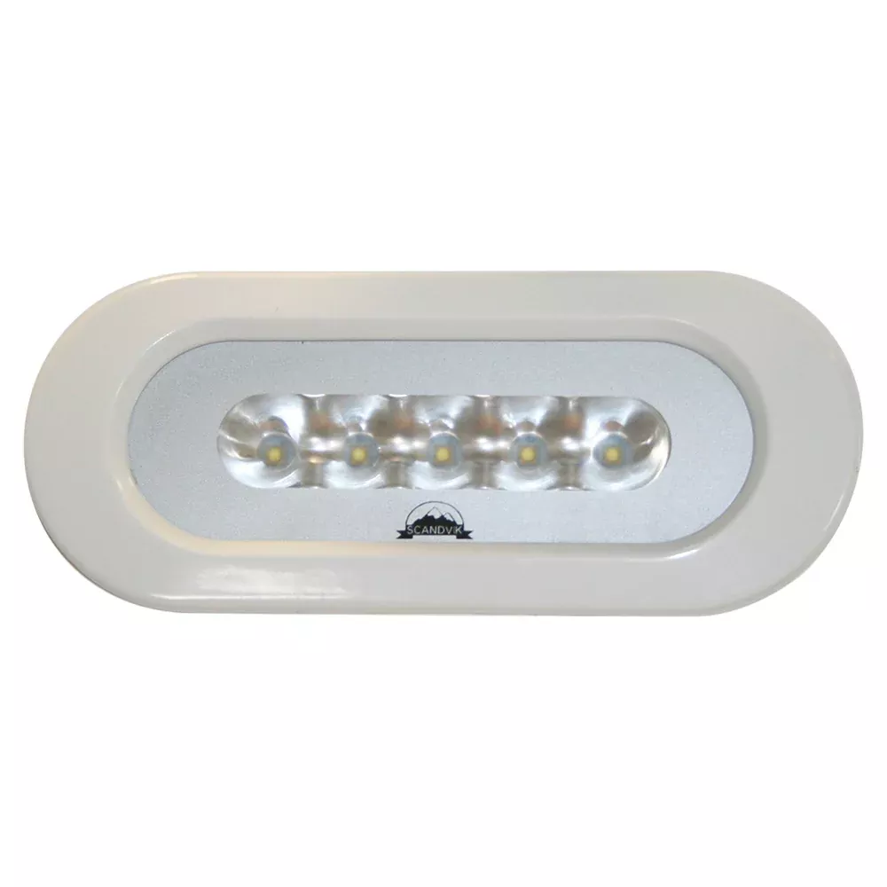 Scandvik Flush Mount Spreader Light - 10-30V - White - 41343P