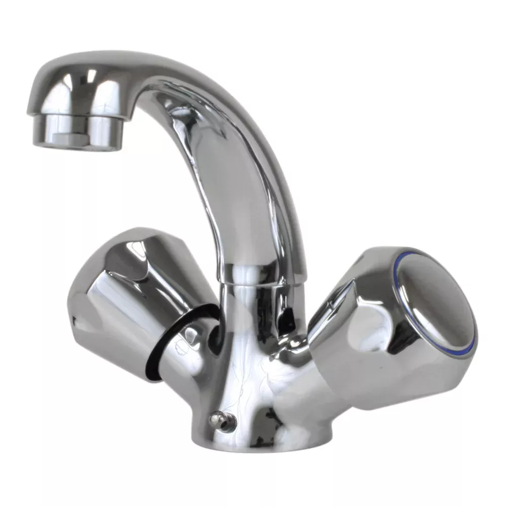 Scandvik Heavy-Duty Basin Mixer - Chrome Plated - 10410P
