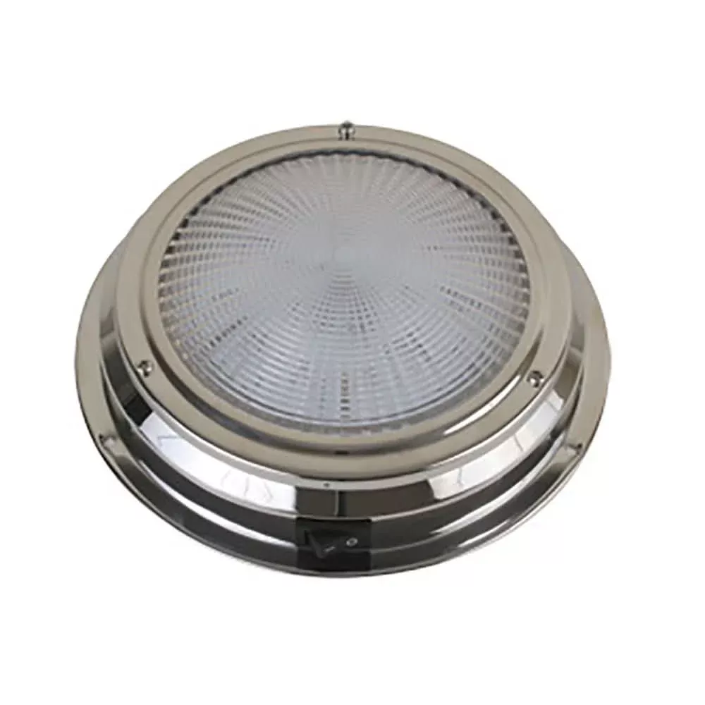 Scandvik LED Dome Light – Traditional – Stainless Steel – 5.5 – 12V