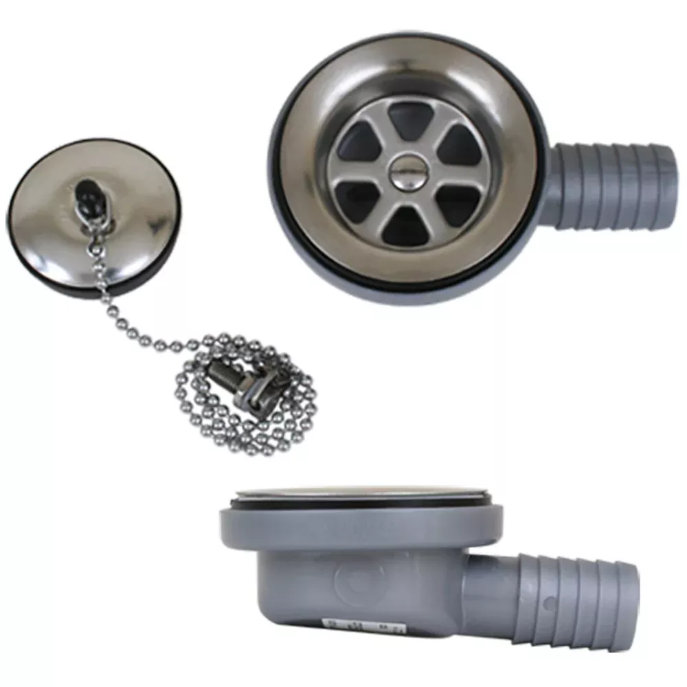 Scandvik Low Profile Drain Stopper - 1" Outlet - 10306P
