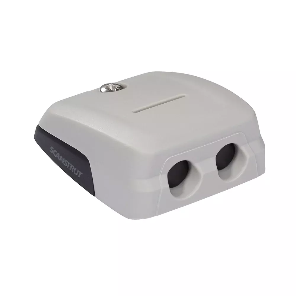 Scanstrut Horizontal Double-Entry Cable Seal – Grey – Multiple Cable Combinations