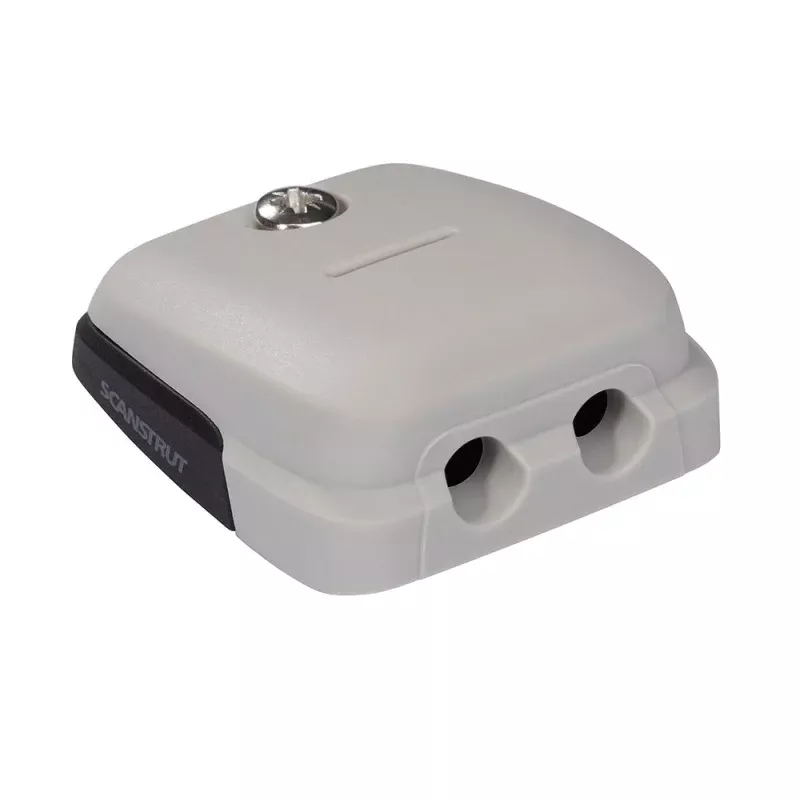Scanstrut Horizontal Double-Entry Cable Seal – Grey