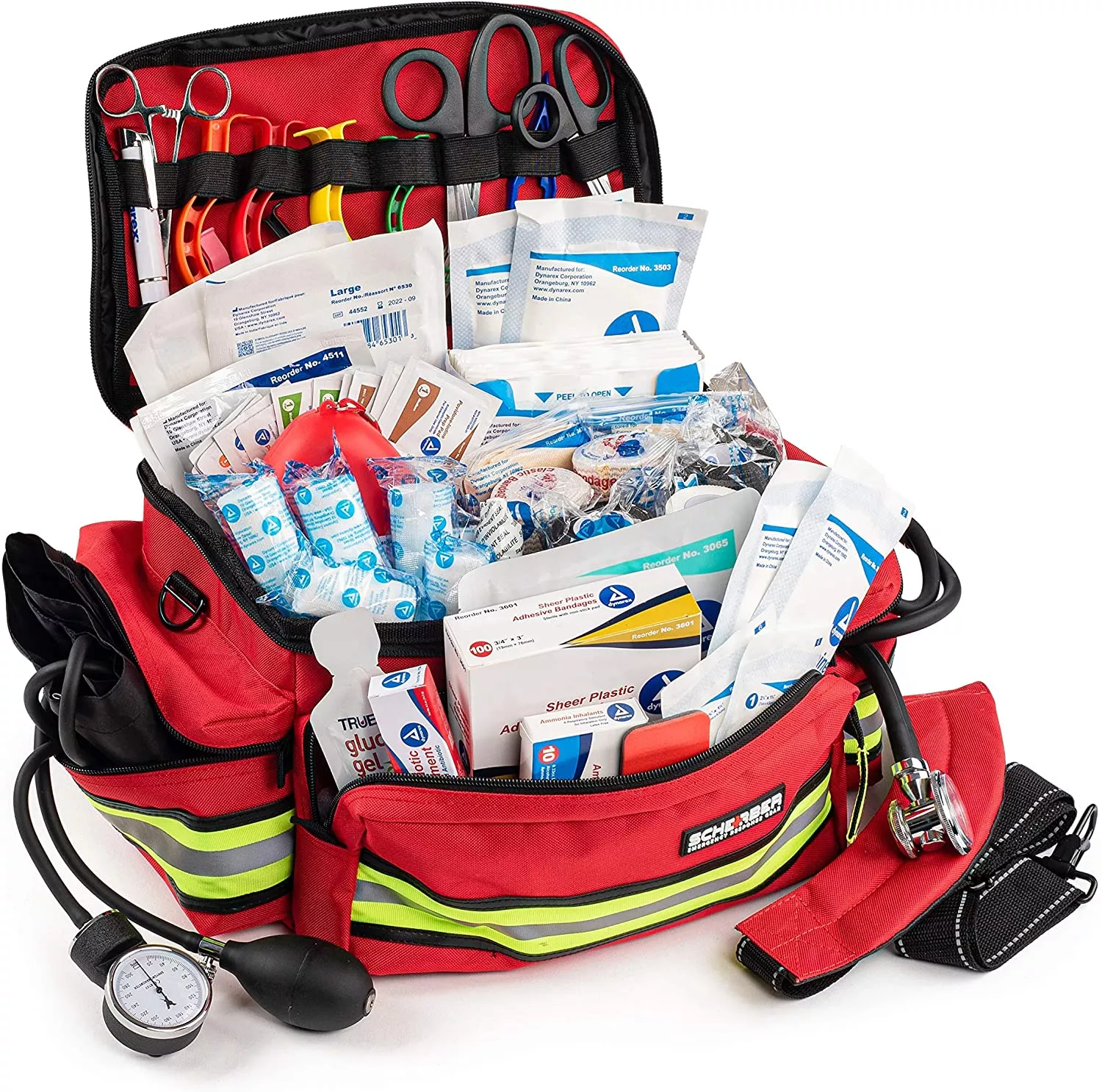 Scherber Basic First Responder Trauma Kit – Fully Stocked