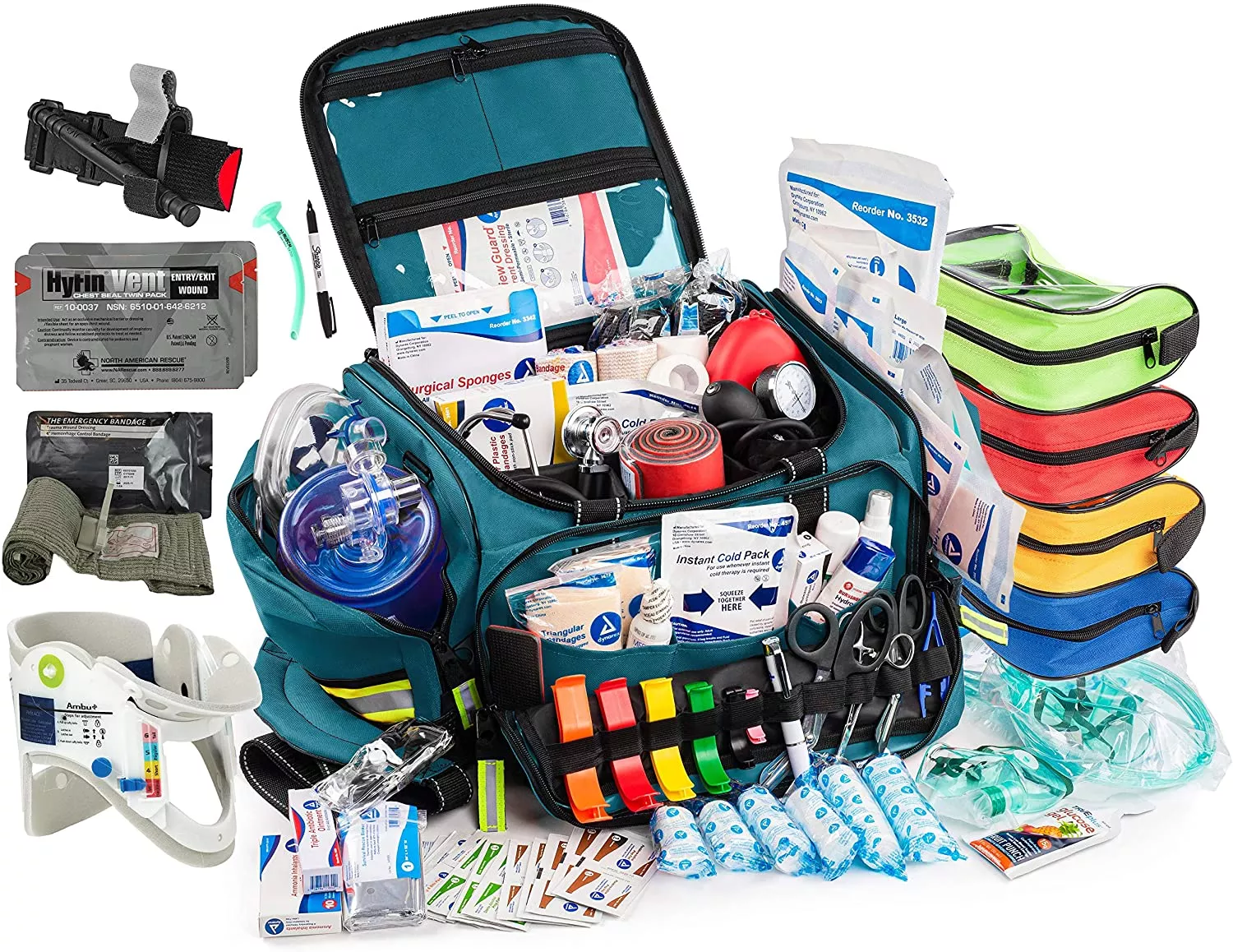 Scherber Premium First Responder Trauma Kit W/Bleeding Control – Fully Stocked