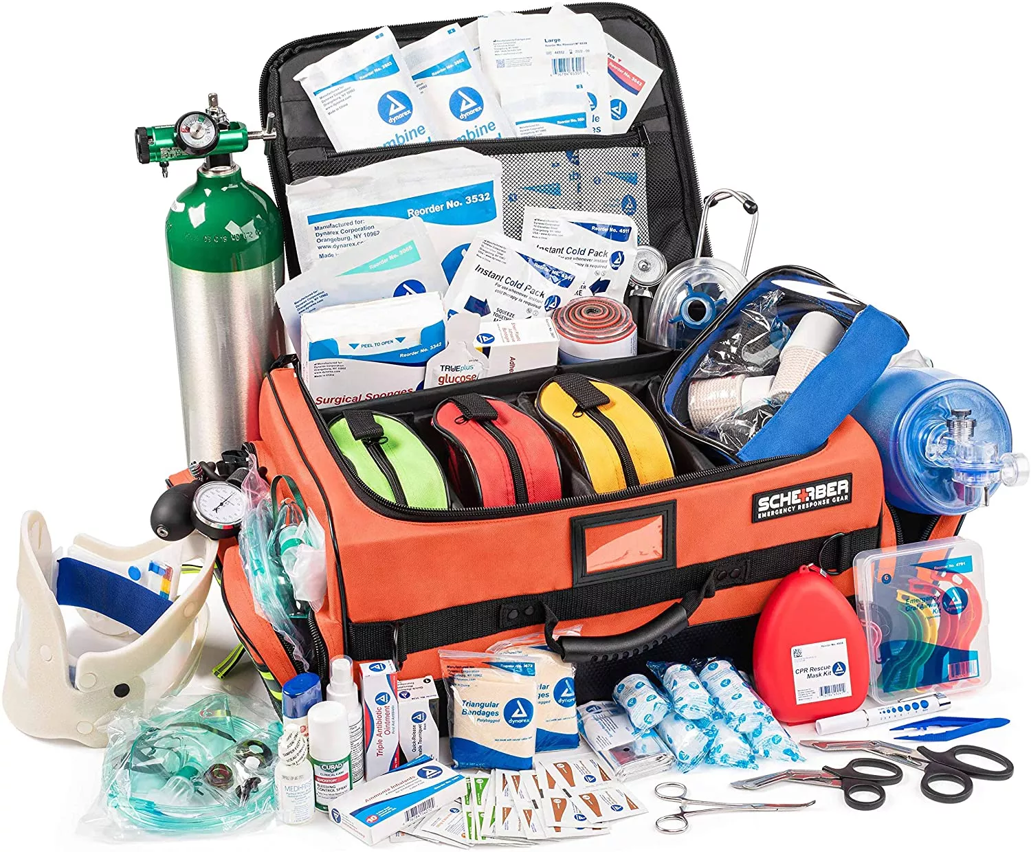 Scherber Ultimate First Responder Trauma kit O2 – Fully Stocked
