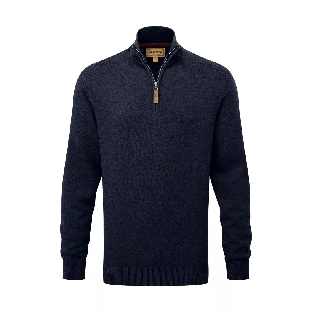 Schoffel Calton Cashmere 1/4 Zip Jumper