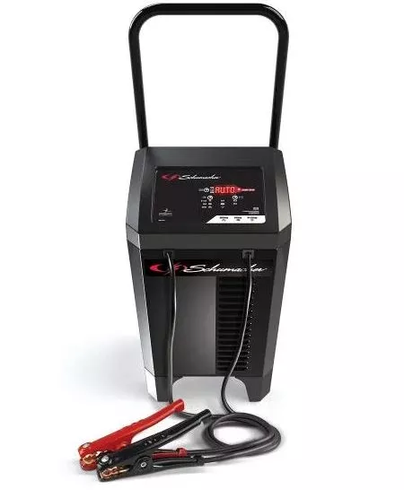 Schumacher 6V/12V Wheeled Fully Automatic Battery Charger and Engine Starter with Tester• SC1353