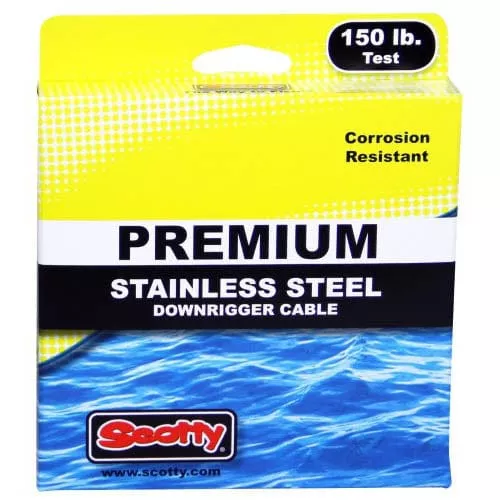 Scotty Premium SS Replacement Downrigger Cable ft spool