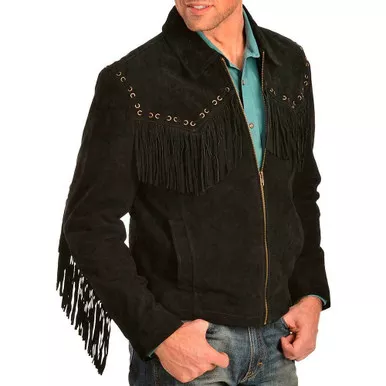 SCULLY Mens Boar Suede Western Jacket