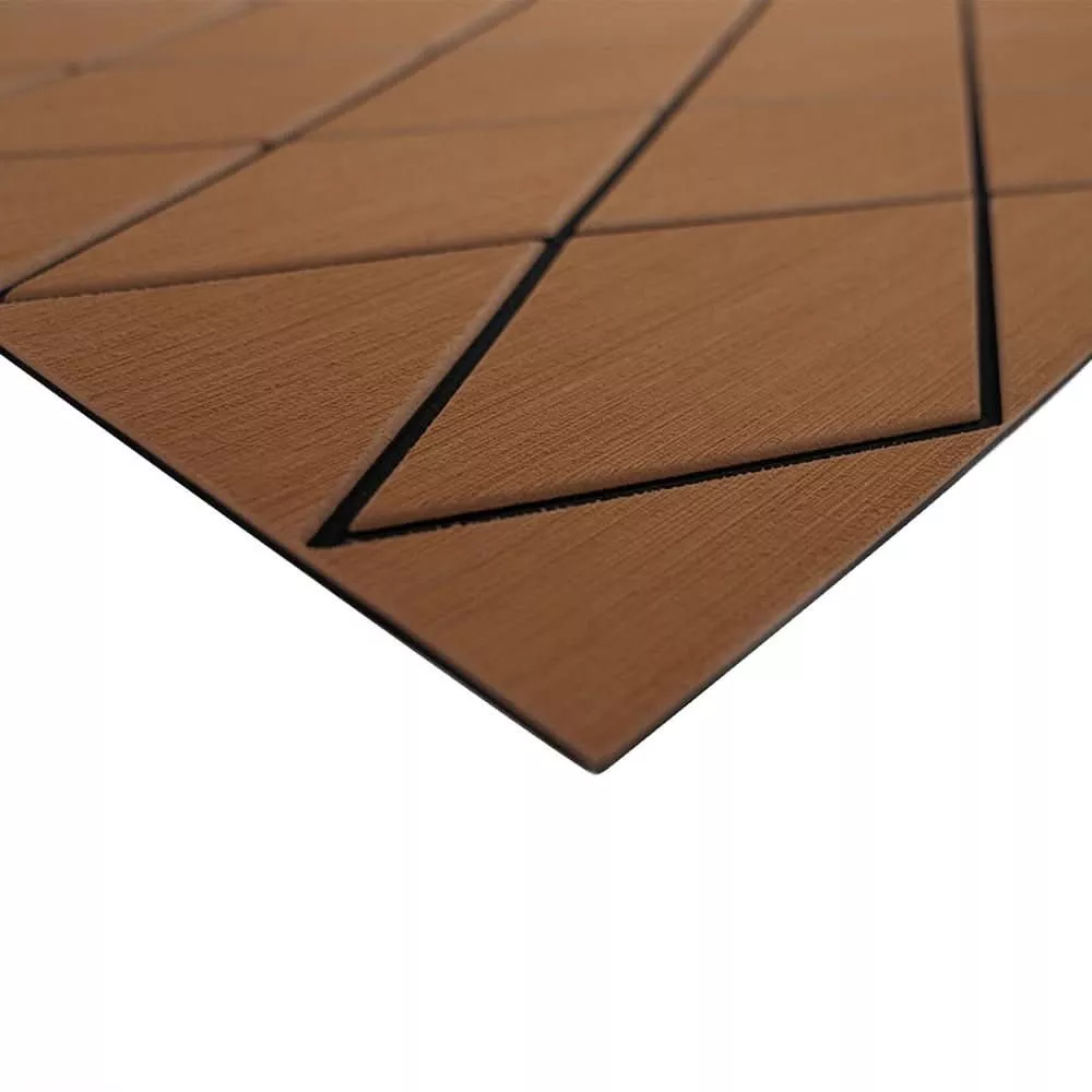 SeaDek 40 x 80 6mm Two Color Diamond Full Sheet – Brushed Texture – Brown/Black (1016mm x 2032mm x 6mm)