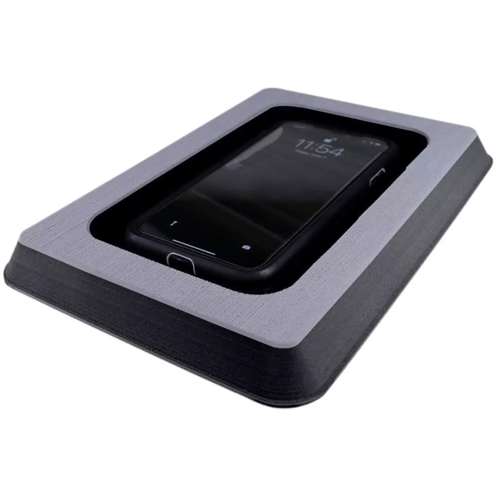 SeaDek Single Cell Phone Dash Pocket – Strom Grey/Black