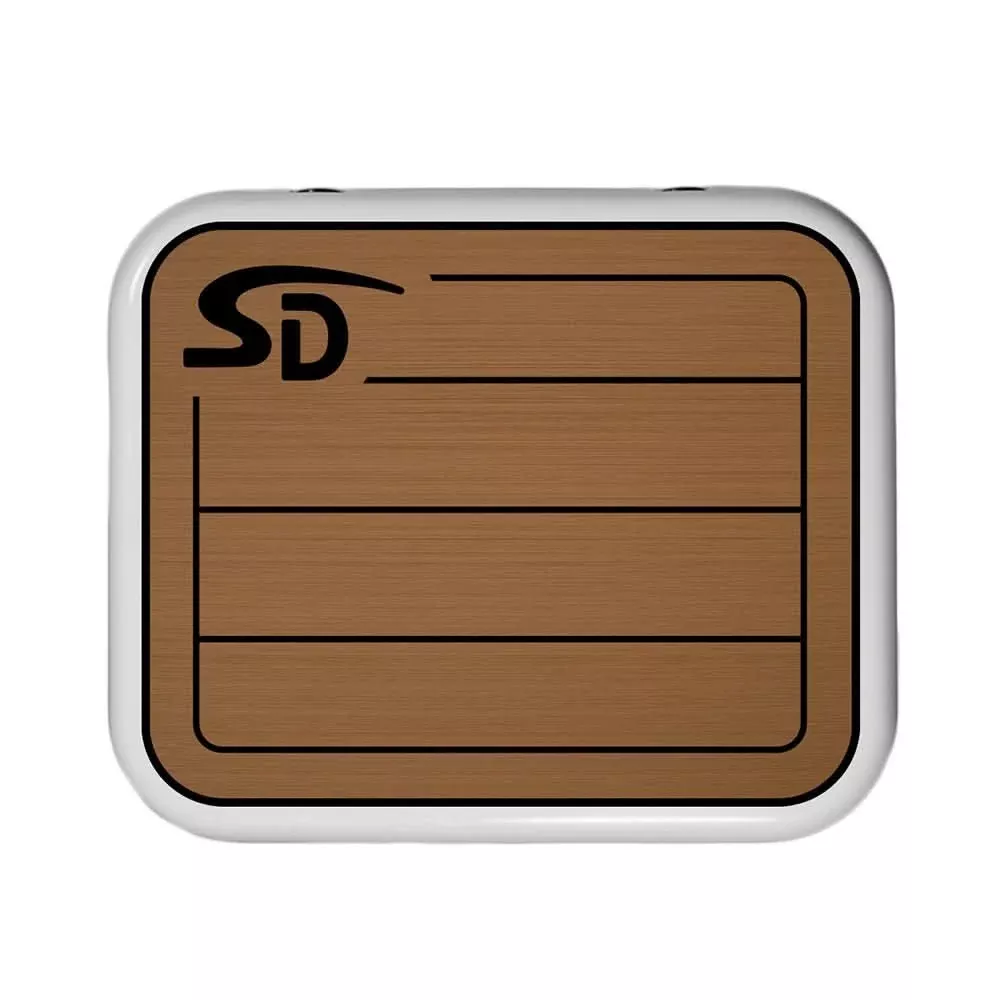 SeaDek YETI Roadie 24 Teak Cooler Pad – 6mm – Mocha/Black