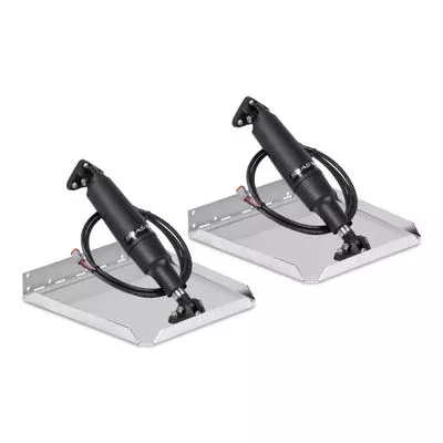 SeaStar Standard 12V Electric Trim Tab Kit with w/ Auto Retract with Indicator Switch, Pair• STT3103R