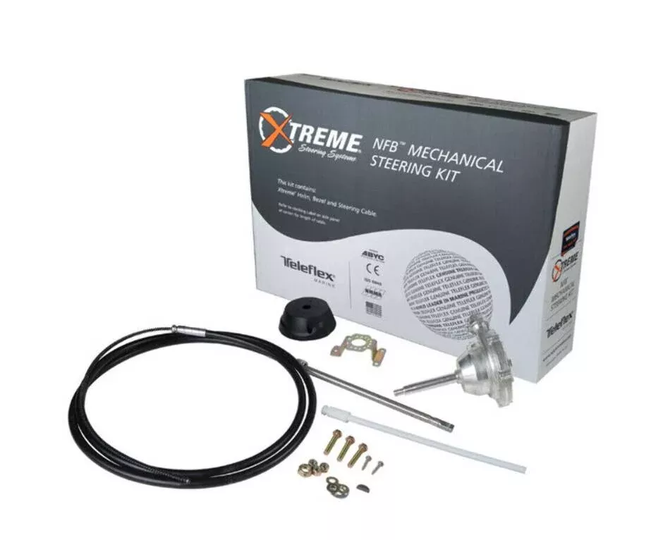 SeaStar XTreme NFB Rotary Steering Kit with 20' Single Steering Cable• SSX17620