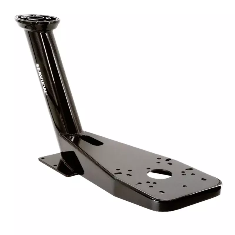 Seaview 23.75 Pre-Drilled Dual Mount f/Open Array Radars Up to 4.5 – Black – Top Plate Required
