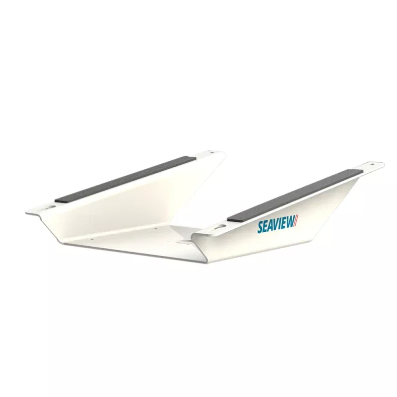 Seaview Aluminum 8 Wedge Base for Starlink Flat High-Performance Antenna – White