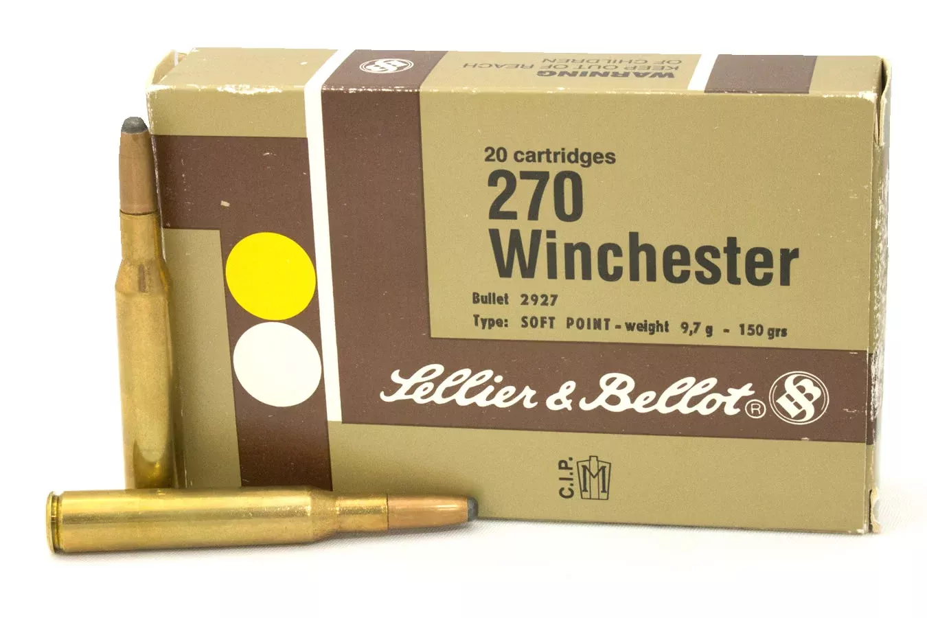 Sellier And Bellot  270 Win 150 gr Soft Point Trade-in Ammunition 20/Box