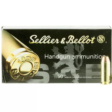 Sellier Bellot SB10A 10mm 180 GR FMJ 50 Rounds
