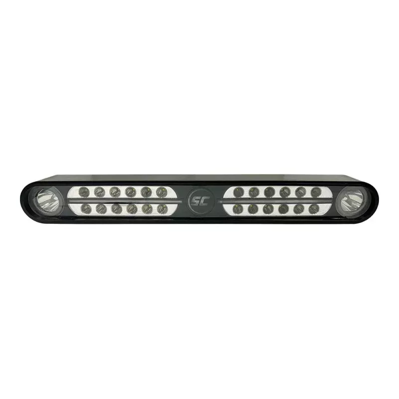 Shadow-Caster Eagle Ray LED Light Bar – Black HousingDual Optics