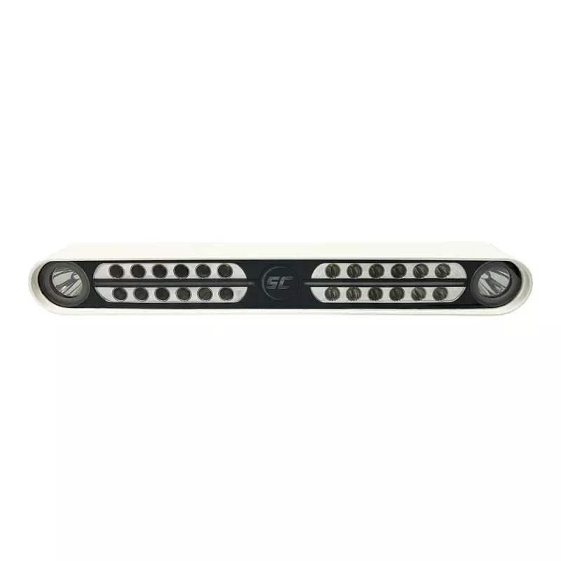Shadow-Caster Eagle Ray LED Light Bar – White HousingDual Optics